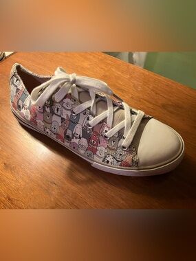 Bobs for Skechers dog print sneakers
